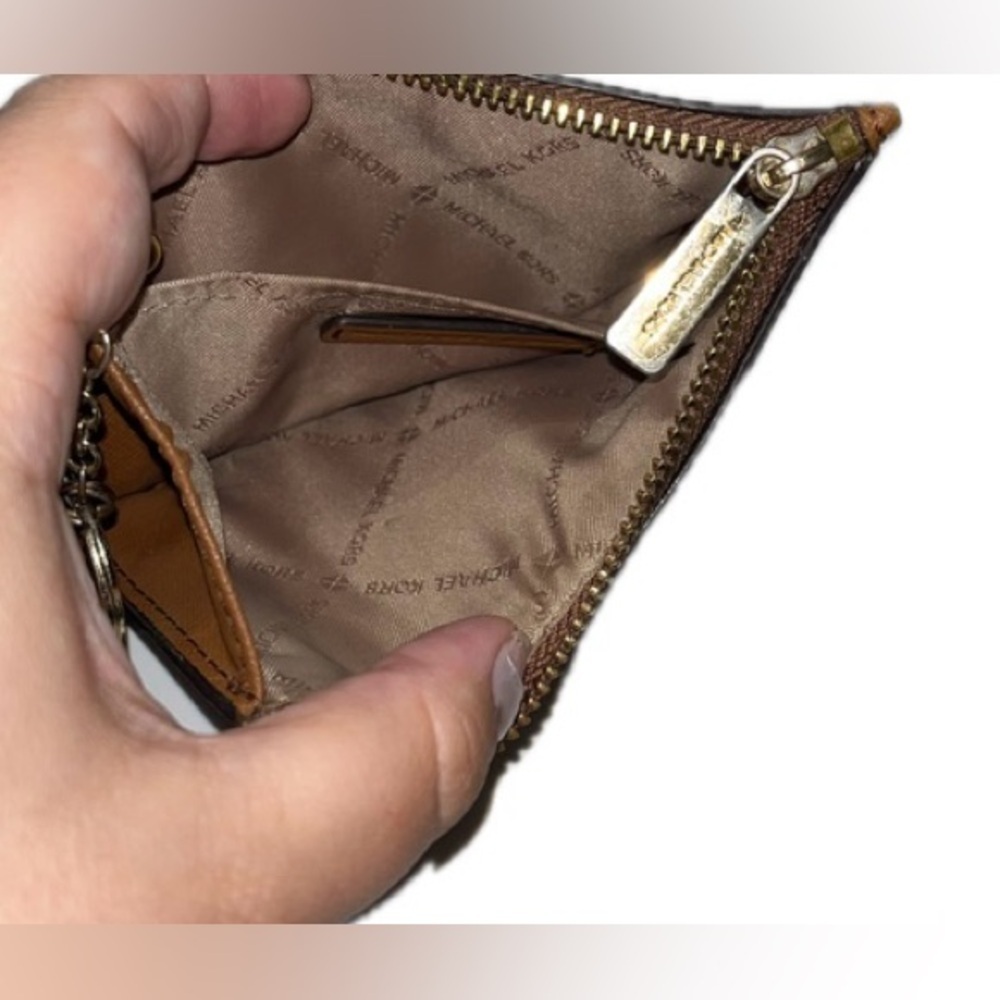 Michael Kors Jet Set Travel Sm. Top Zip Coin Pouch w/ID Holder Saffiano Leather - Picture 8 of 11
